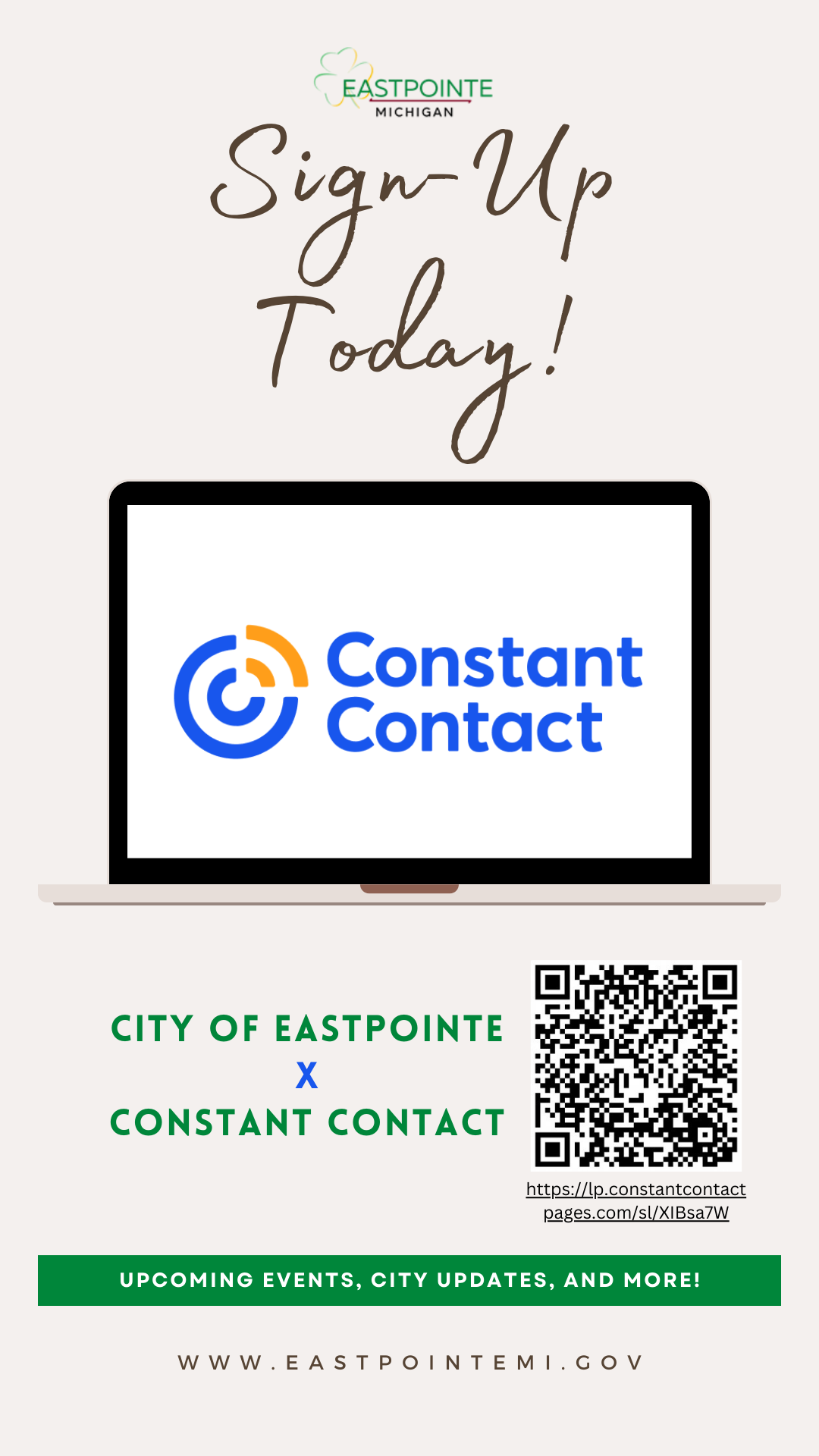 Constant Contact Sign-up